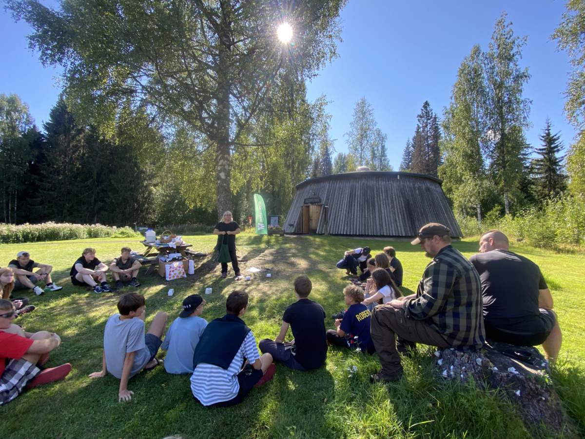 Elever från Lettland på besök