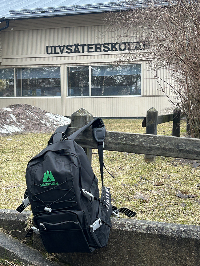 Leverans av skolskogryggsäck till Ulvsätersskolan!